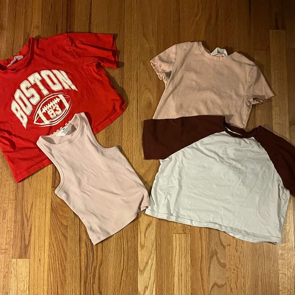 H&M girls shirts size 10-12